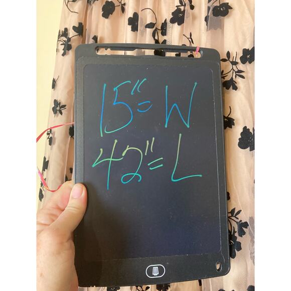 NWT Maxi Skirt Layered Net over Lining Tan and black Size L - Picture 5 of 8